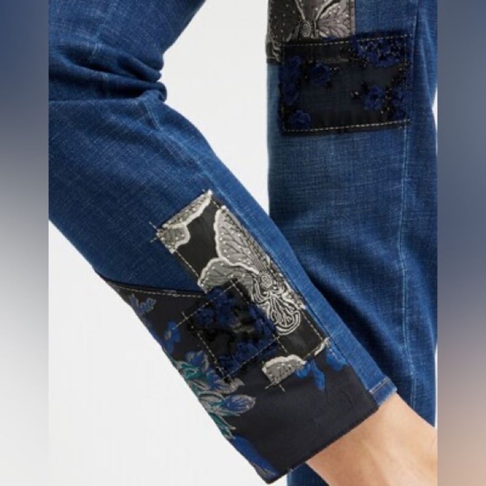 Chico's Girlfriend Patchwork Jeans - image 3